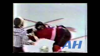 NHL Nov. 18, 1978 Garry Howatt,NYI v Behn Wilson,PHI New York Islanders Philadelphia Flyers