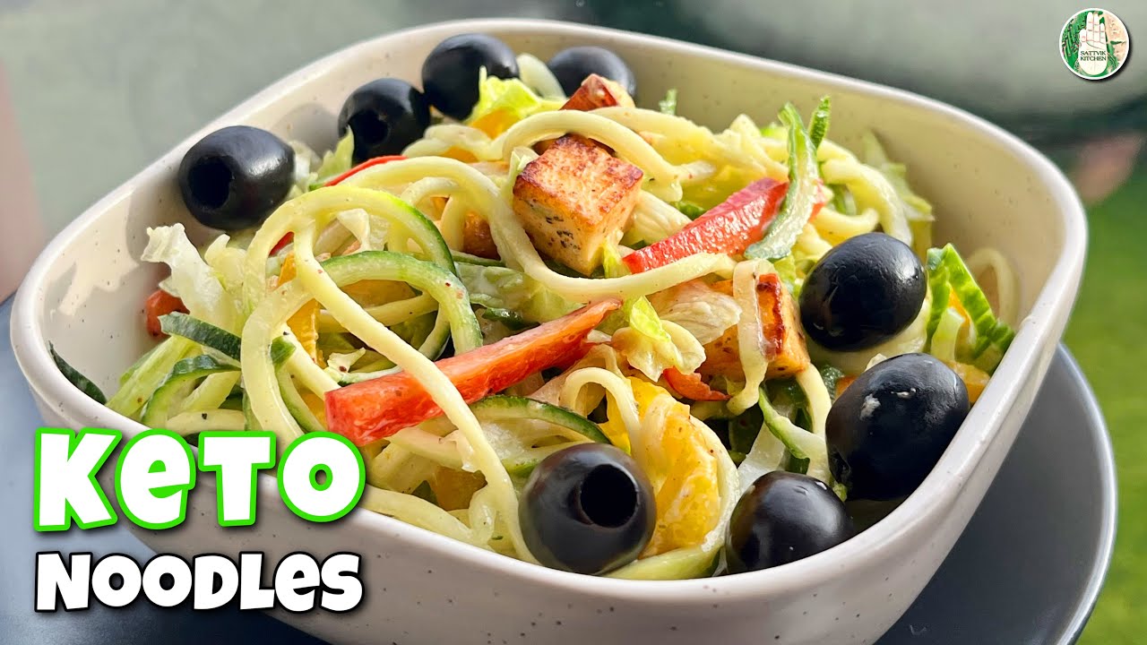 Keto Noodles Recipe Veg Keto noodles Quick and Easy low carb Keto