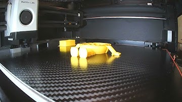 Micro Swiss FlowTech hotend testing in the Bambu Lab P1S (Time-lapse, No Sound)