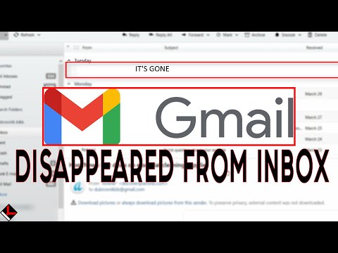 Gmail emails gone missing from inbox. Desktop clients and Webmail