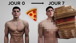 Manger QUE des PIZZAS pendant 7 JOURS ! (expérience)