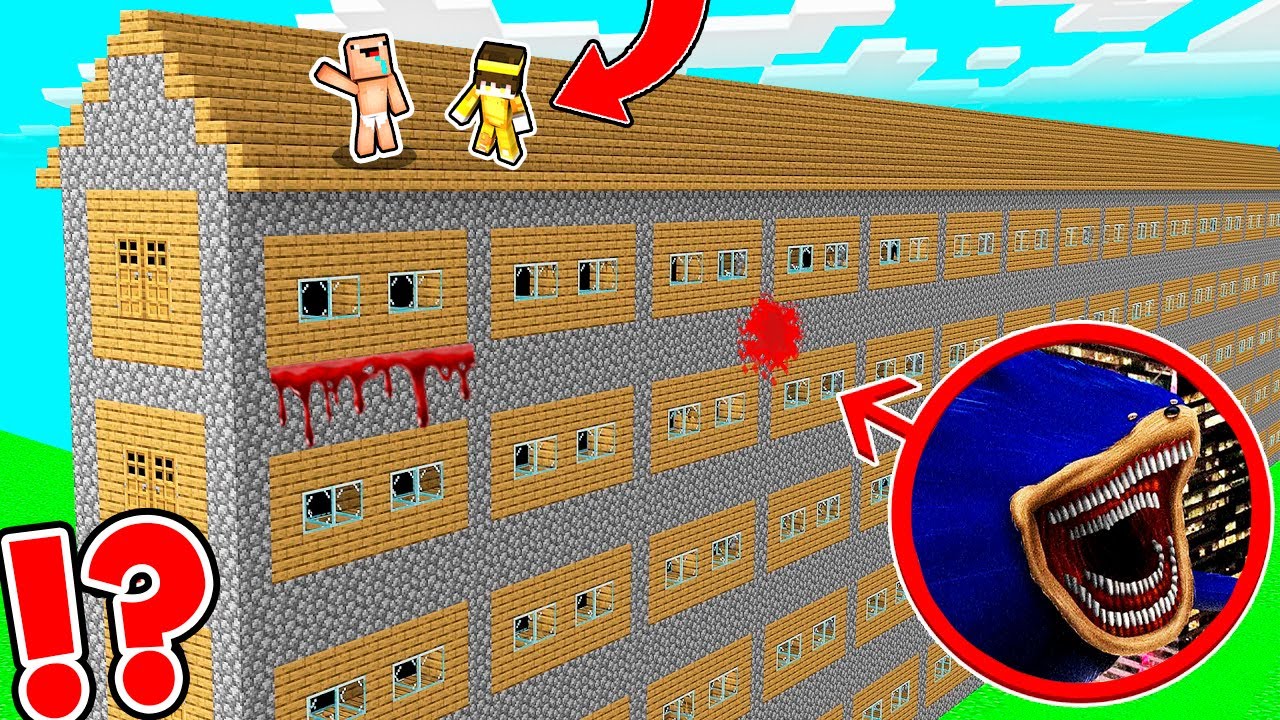 Encontramos la CASA mas ALTA y LARGA de SHIN SONIC en MINECRAFT 😰 | 2 Noobs vs SHIN SONIC TAPES CASA