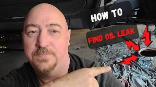 How to find an oil leak