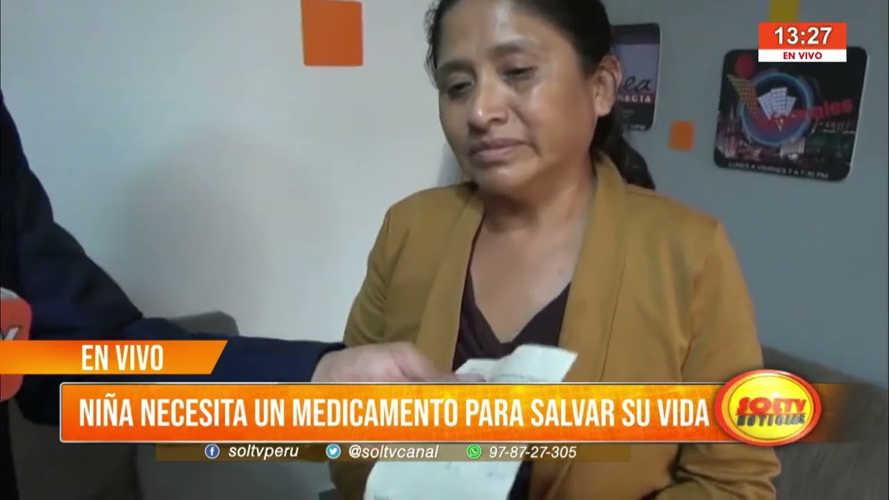 Trujillo: niña necesita un medicamento para salvar su vida