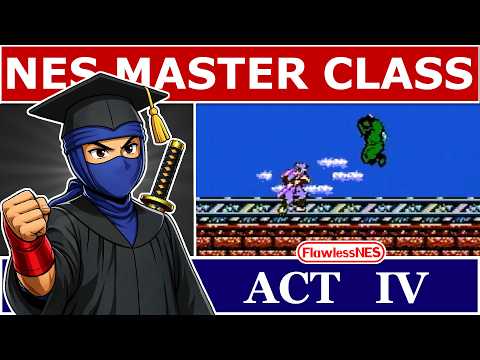 NES Master Class – Ninja Gaiden 1 (Act 4) No Damage Guide