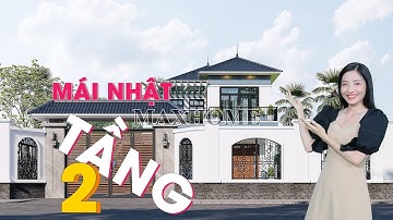Lại là mẫu nhà Quốc Dân mái nhật 2 tầng nhưng nó đẹp lắm | MH00973