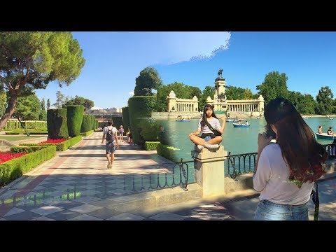 MADRID’S RETIRO PARK Virtual Walking Tour 🇪🇸 SPAIN