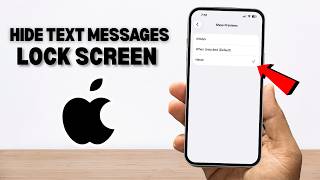 How to Hide Text Messages on iPhone Lock Screen (2026 Update)