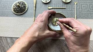 Testing the Gold Brass Powder Incense Burner Kit (Full Review)