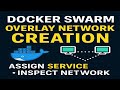 Docker Swarm Overlay Network Deep Dive 🚀 | Create, Assign & Inspect Services in 2-Node Cluster!