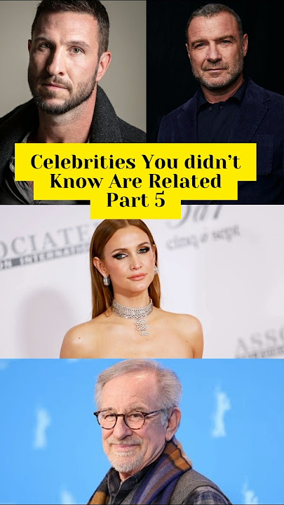 Celebrities You Don't Know Are Related (Part 5)