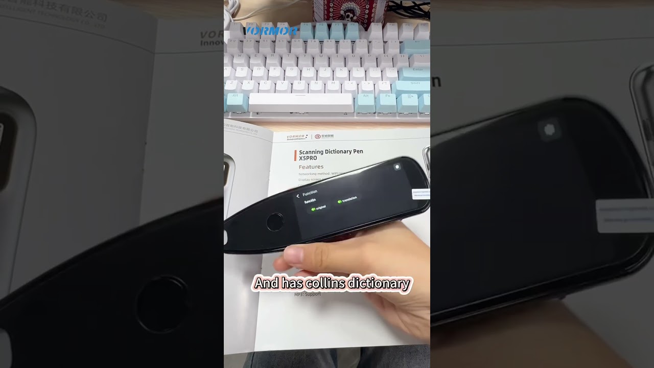 VORMOR X5 Pro | OCR Scan Translation Pen 
