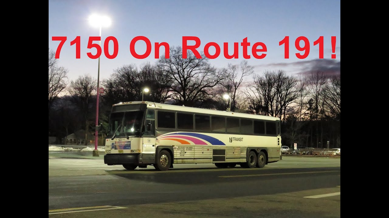 NeoplanDude NJ Transit 2008 MCI D4500CL 7150 On Route 191 To New neoplandude-nj-transit-2008-mci-d4500cl-7150-on-route-191-to-new