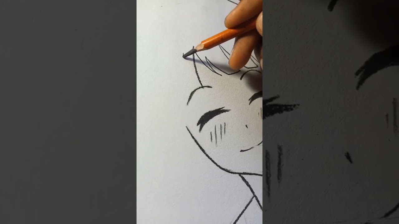 short hair anime drawing｜TikTok Arama