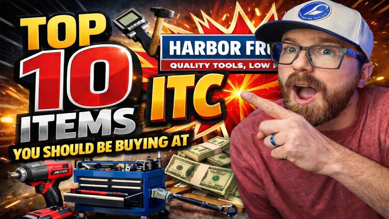 Harbor Freight Just Dropped These CRAZY ITC Deals | Top 10 Items!