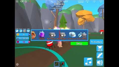 Opening a mythical egg--Mining sim