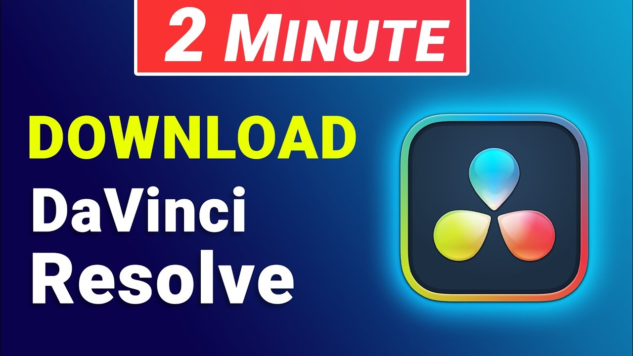How To Download Davinci Resolve ( FREE ) - YouTube