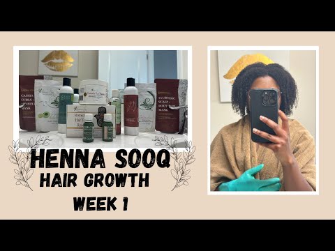 HennaSooq Hair Growth Challenge Week 1