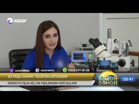 23 Yaşlı Xanım Telefon Ustası