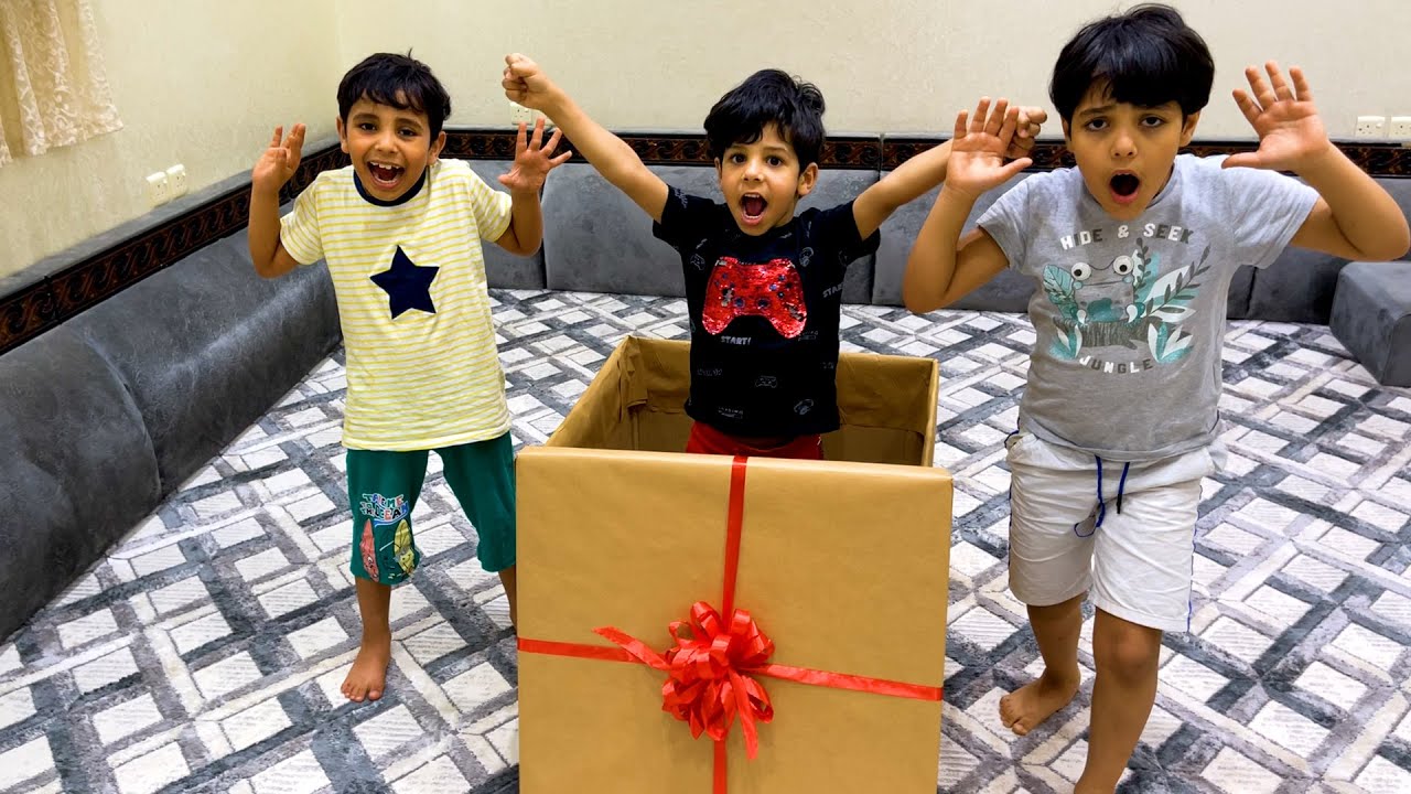 دخلت نواف داخل الهدية ومقلبت زياد والياس شوفوا ردة فعلهم !