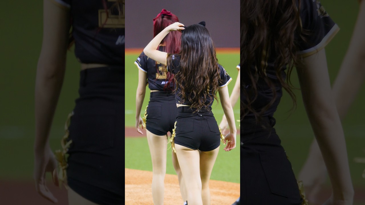[4k] 2025 WeiChuanDRAGONS 김나연치어리더 그라운드 6 공연 직캠 #shorts #김나연치어리더 #대만 #치어리더 #공연 #영상 #직캠
