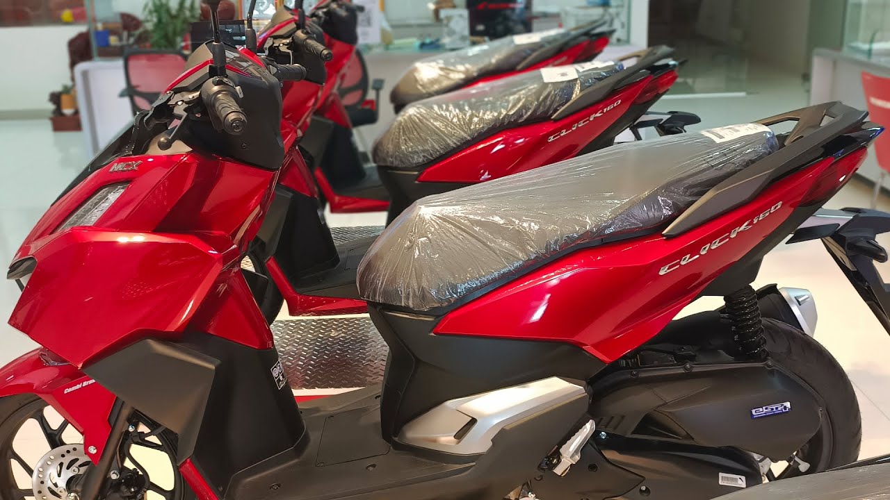 Honda Click 160i 2022 Red - YouTube