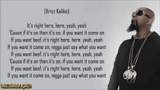 Tech N9Ne - Beef Ft. Krizz Kaliko Lyrics