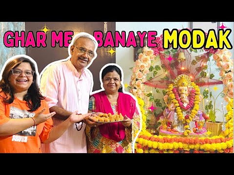 Ganpati Bappa Ke Liye Banaye MODAK