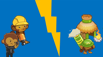 Engineer-Cobra vs Mortar-Village (BTD Dual Duels A1)