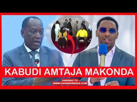 WITHOUT FEAR MINISTER KABUDI WILL REVEAL A DIFFICULT SECRET ABOUT THE MAKONDA IN FRONT OF THE PR 