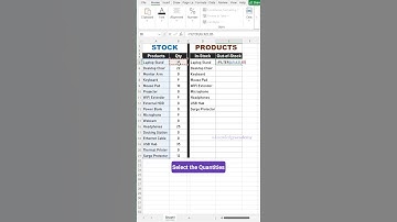 Automatic Inventory Management In Excel | Excel Tips | Excel Tutorial