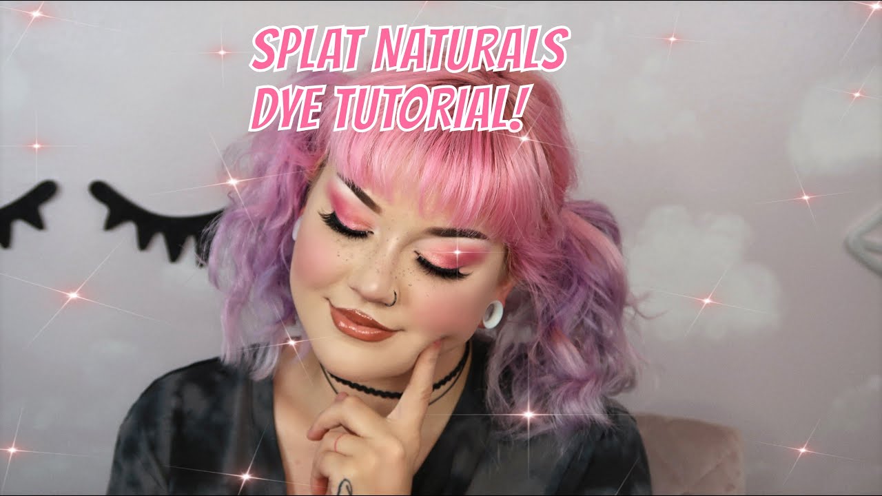 Splat Naturals Hair Dye Tutorial YouTube