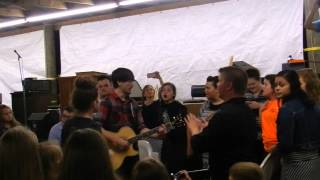 Landmark Youth Camp 2015 Wednesday night jam session after supper screenshot 4