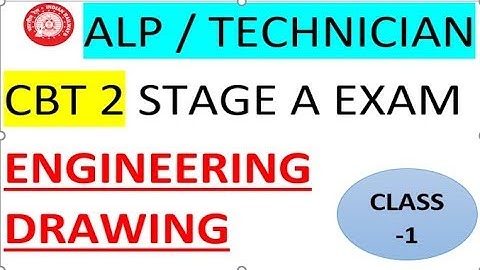 engineering drawing for alp technician cbt 2