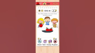 Brain Test Level 101: Give them apples but never leave the plate empty 🍎 #shorts