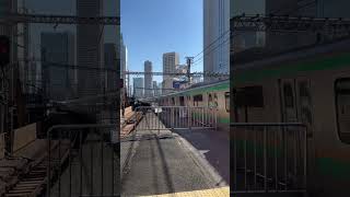 東海道線E531系【発車】E233系3000番台＋E231系1000番台【到着】