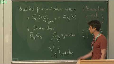 GRAW01 | Dr. Olivier Dudas | Finite reductive groups and their irreducible characters - 2