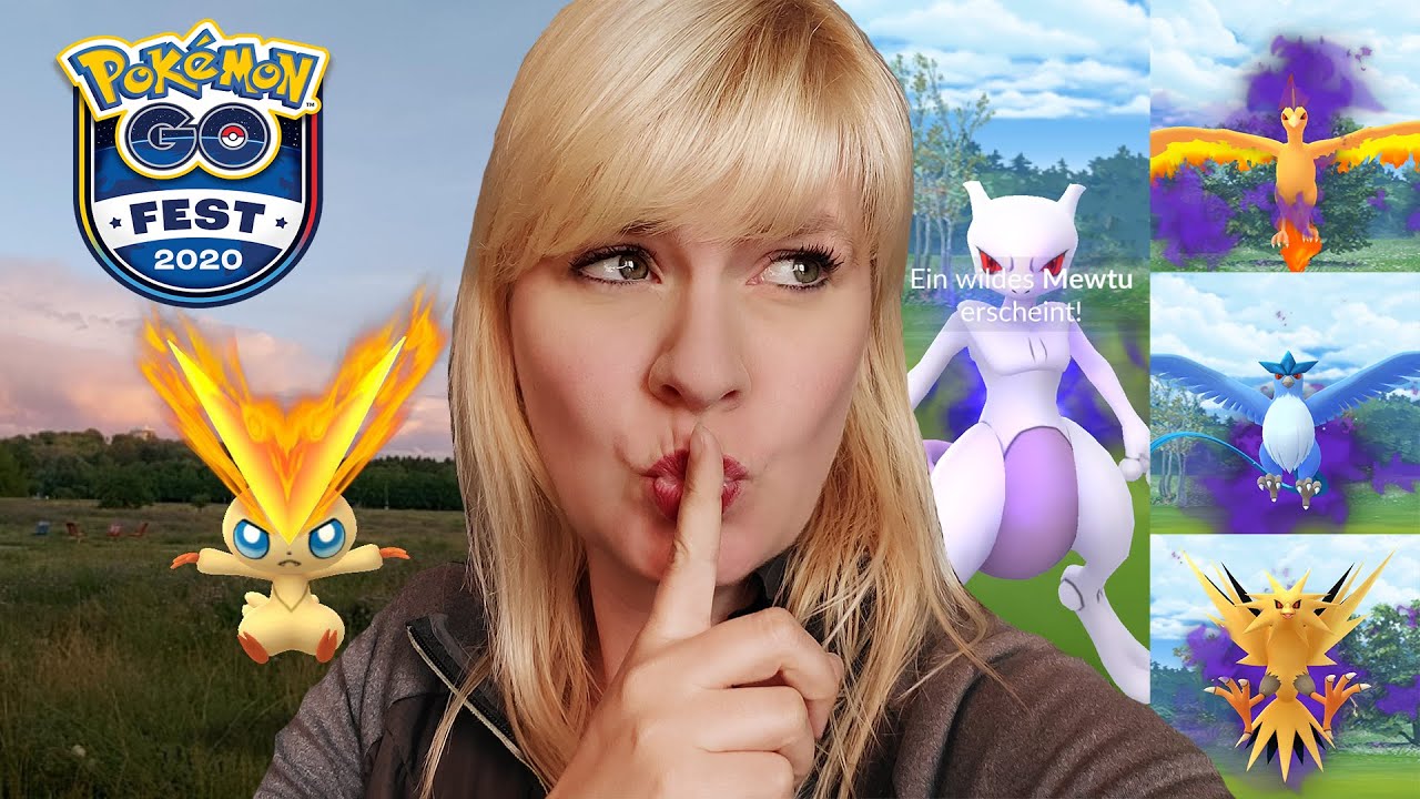 23x Shiny GoFest 2020, Crypto Mewtu & Victini I Pokémon GO deutsch Berlin  #474