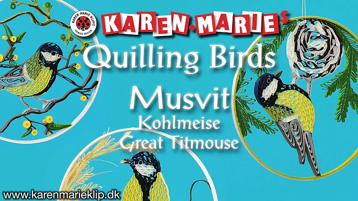 Quilling Birds: Great Titmouse | Karen-Marie Klip ...