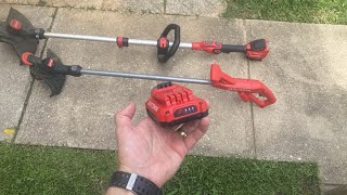 Craftsman V20 Battery Weedeater Review (13” and 10”)  Battery=Easier