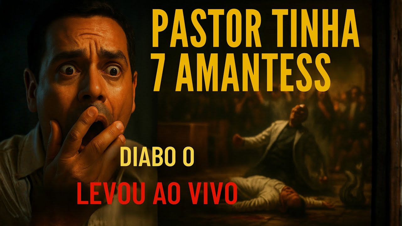 MEU PASTOR TINHA 7 AMANTES NA IGREJA E O DIABO O LEVOU AO VIVO NO PÚLPITO!