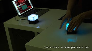 percussa wireless audiocubes digital modular synth   demo 2