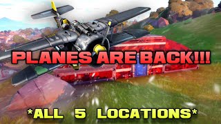 Fortnite: Planes Are Back - Where Are the Planes (ALL 5 Locations) - Snowmando Outposts