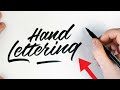 How To: Calligraphy &amp; Hand Lettering For Beginners Tutorial + Ideas