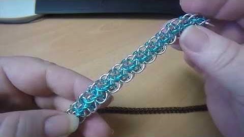 Chain Maille Demonstration - Born Again Weave