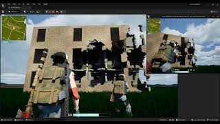 UE5 Dedicated Server Real-Time Destruction & Sync Test [Prototype]