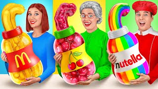 Ben vs Büyükanne Yemek Yapma Mücadelesi | Basit Ve Gizli Mutfak Tüyoları ve Eşyaları Multi DO