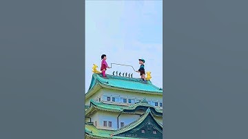 🚨Squid Game Dolls Take Over Japanese Castle 😍🤑😱Jump Rope Madness🔥