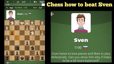 Chess how to beat Sven