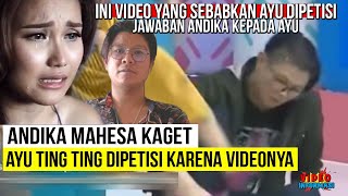 ANDIKA MAHESA Tak Sangka Ayu TingTing Dipetisi Gara Gara Video Dirinya Ditendang  Ayu